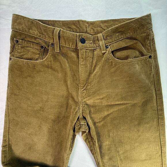 Levi’s 511 Slim Fit Corduroy Pants Brown Mid Rise Stretch Casual Classic W31L30 - Picture 6 of 15